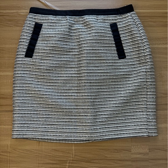 LOFT Dresses & Skirts - LOFT Black and White Striped Skirt